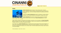 Desktop Screenshot of cinanniconstruction.com